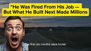 “He Was Fired From His Job — But What He Built Next Made Millions 💼🔥 | True Success Story”
