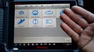 Maxisys MS908P on a 2004 Ford Focus C-Max 1.6 TDCI