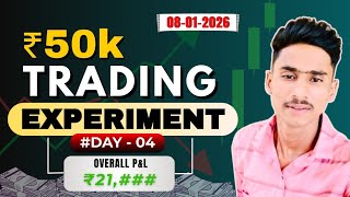 #day04 🔥 50k Trading Experiment Live | Nifty Live Trading #trading #nifty50 #nifty 