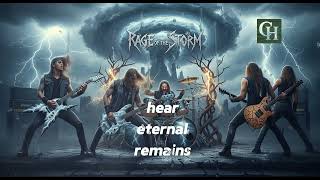 "Rage of the Storm" - Heavy Metal - Music Video Lyric #heavymetal #thrashmetal