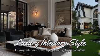 Luxury Interiors: Smart Space-Saving Tips That Work