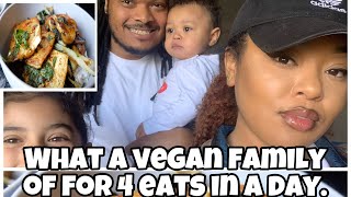 What I Eat in a Day | Vegan Family of Four