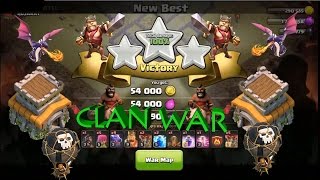 Townhall 8 VS Townhall 8 - LIVE WAR Attack Strategy - Clash Of Clans
