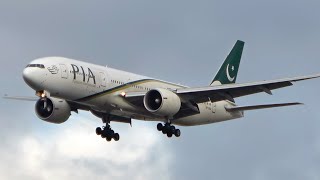 Pakistan International Airlines Boeing 777 Arrival Heathrow 2020 #aviation #pakistan #airlines