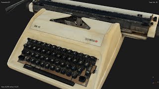 old typewriter photogrammetry