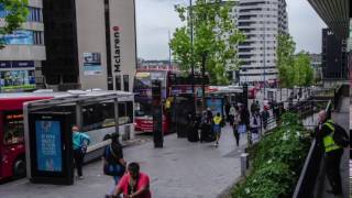 Birmingham Bus route Time-lapse