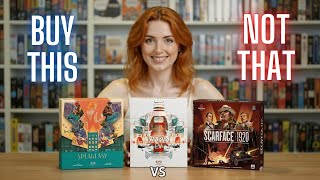 Speakeasy VS Scarface 1920 VS Kanban EV - BUY THIS, NOT THAT (board game review)