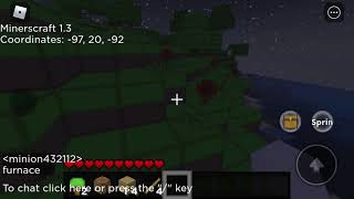 MinersCraft(Roblox)oop part 1