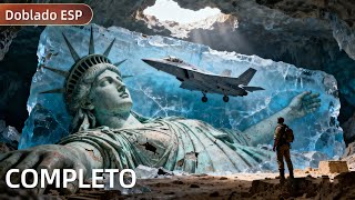 【Doblado al Españo】Equipo en la Antártida, pero encuentra la Estatua de la Libertad congelada.