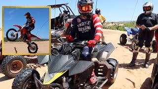 Converting a Dirt Biker into sport quads