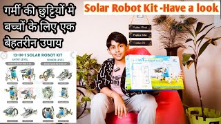 Solar-Powered Fun: Build Your Own Robot Toy! educational toy from Amazon @Actyreyansh
