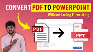 Convert PDF to PowerPoint Without Losing Formatting | Offline PDF to PPT Converter #pdftoppt
