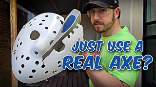 Can You Use a Real Axe On Your Mask?