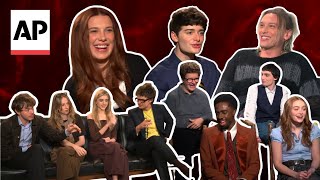 'Stranger Things' stars say goodbye | AP interview