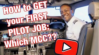 The SECRET TO GETTING A PILOT JOB by picking the RIGHT MULTI CREW COURSE (MCC) for PILOT TRAINING!