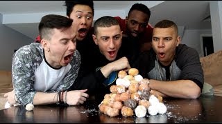 100 DONUTS in 10 Minutes CHALLENGE!