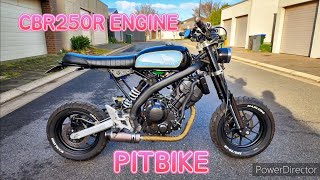 PIT BIKE ENGINE SWAP CBR250R GROM