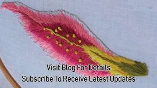 Embroider Along With Me 4 Flower Petal