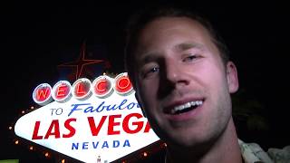 Helicopter Flyover of the Vegas Strip at Night - Las Vegas Travel Video