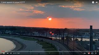 Cell Phone Captures 2 suns/Flickering sun/Sun Simulator/Jeff P