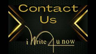 Contact iWrite4unow
