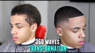 LAMELO BALL 360 WAVES HAIRCUT TRANSFORMATION HD !