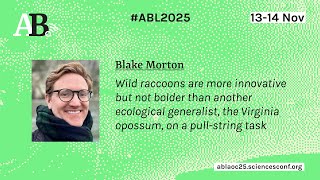 ABL:AOC 2025 Session 5 Talk 3 / Blake Morton