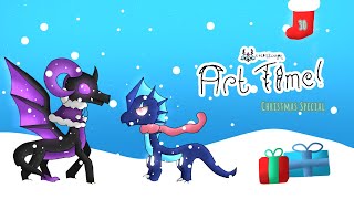 We're going simple this year's Christmas special drawing stream pals. • Art Time! Episode 30