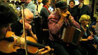 East European music at open folk tune musicians session Stags Head, Dunster, West Somerset, UK