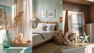 Coastal Bedroom Decor Ideas | Soft, Breezy & Serene Beach Cottage Style Inspiration
