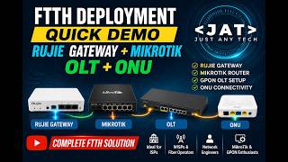 Ruijie Gateway + MikroTik + OLT + ONU Deployment (Quick Demo)