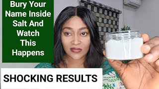 BURY YOUR NAME IN SALT AND WATCH WHAT HAPPENS