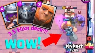 ALL ARENA OP 3.5 DECK PUSHED 400 TROPHIES TO LEGENDARY ARENA