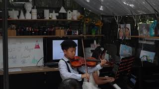 "Handel Sonata F Major 2nd & 3rd Movement" Performed by Benjamin & Jessica(Accompaniment)