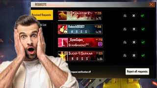 Raistar and old freefire player send me request 😱 #freefire #raistar #raistarvspagalm10