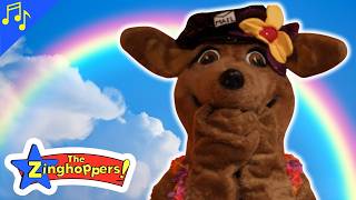Brain Break: HOP LIKE A KANGAROO! | Music and Movement Song for Preschool Kids! | Hop-A-Roo