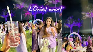 Inside L’Oréal’s Private Event 💋 | Glam, Glow & Good Vibes! #dailyvlogging 
