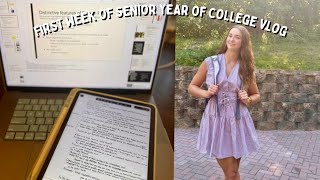 first week of senior year at towson university as a D1 student-athlete vlog