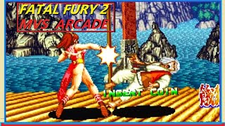 Fatal Fury 2 (GAROUDENSETSU 2) - Attract Demo Mode - NeoGeo MVS Arcade - SNK - 1080p60