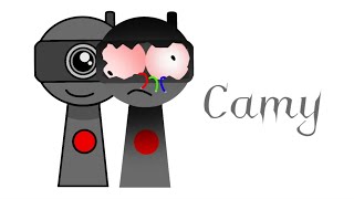 My Sprunki OC Idea - Camy (Metalish Gray)