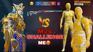 2 CONQUEROR 😱PLAYERS CHALLENGED ME 🥵 iPad #bgmi #viralvideo #video #m24 #ipad #subscriber