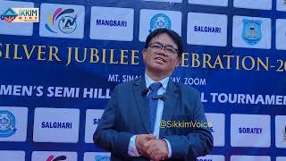 John Rai, Principal of Mt. Sinai Academy, Zoom Speaks after grand celeb.of Silver Jubilee Celeb.
