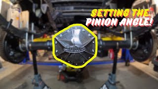 SETTING THE PINION ANGLE! EP. 10
