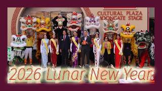 2026 Hawaii Lunar New Year Opening Ceremony at Chinatown Cultural Plaza 夏威夷農曆新年開幕儀式 [4K]