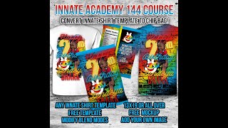 LIVE DEMO Innate Academy 144 5min-All-Over 13x19 to Chip Bag  Photoshop Template