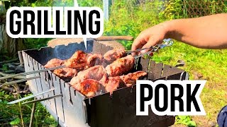 Grilling Pork Skewers on the Mangal: Savoring the Flavor