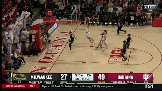 Reed Bailey Rocked the Rim vs. Milwaukee | Indiana Men's Basketball