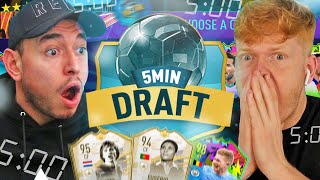 THE RETURN OF FUT DRAFT!!! Epic 5 Minute FUT Draft Challenge vs @Jack54HD!!!