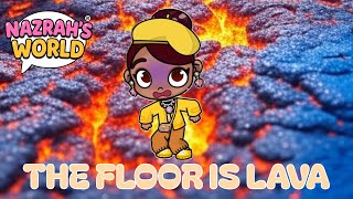NAZRAH JUMPS INTO ROBLOX AND WINS THE FLOOR IS LAVA CHALLENGE! 🔥 She’s UNSTOPPABLE! #AvatarWorld