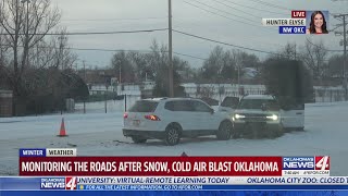 News 4 crews are out monitoring the roads after winter storm